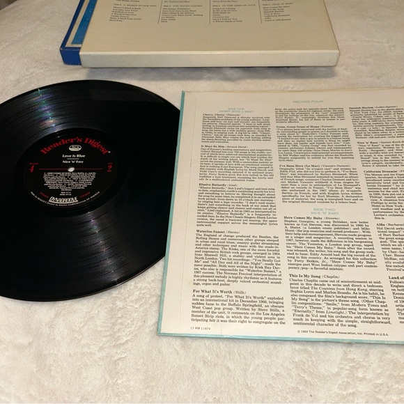 Love is Blue Music in a Mellow Mood 4 LP Record Album Set Reader’s Digest - Picture 10 of 11